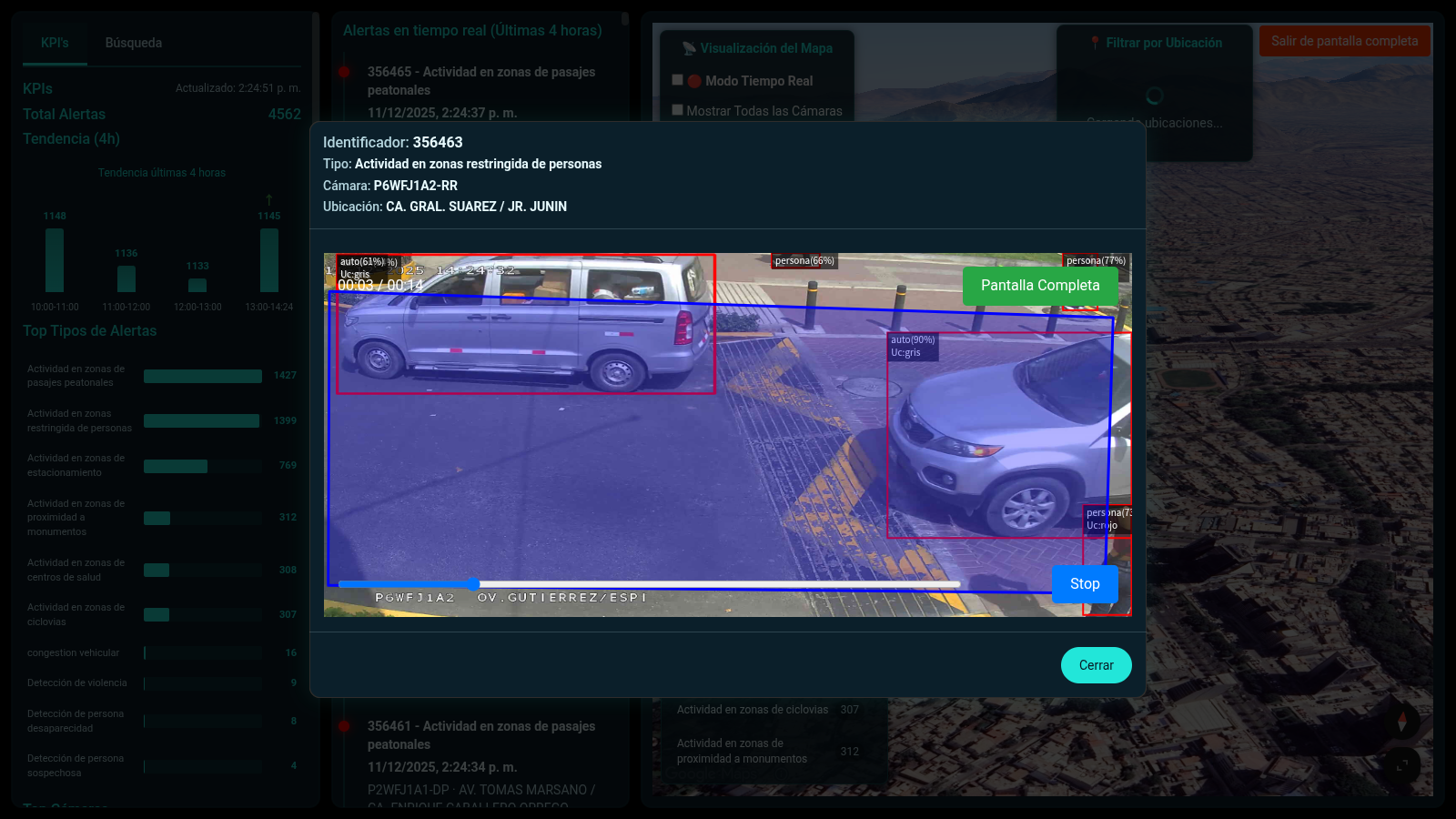 Evento con video incrustado